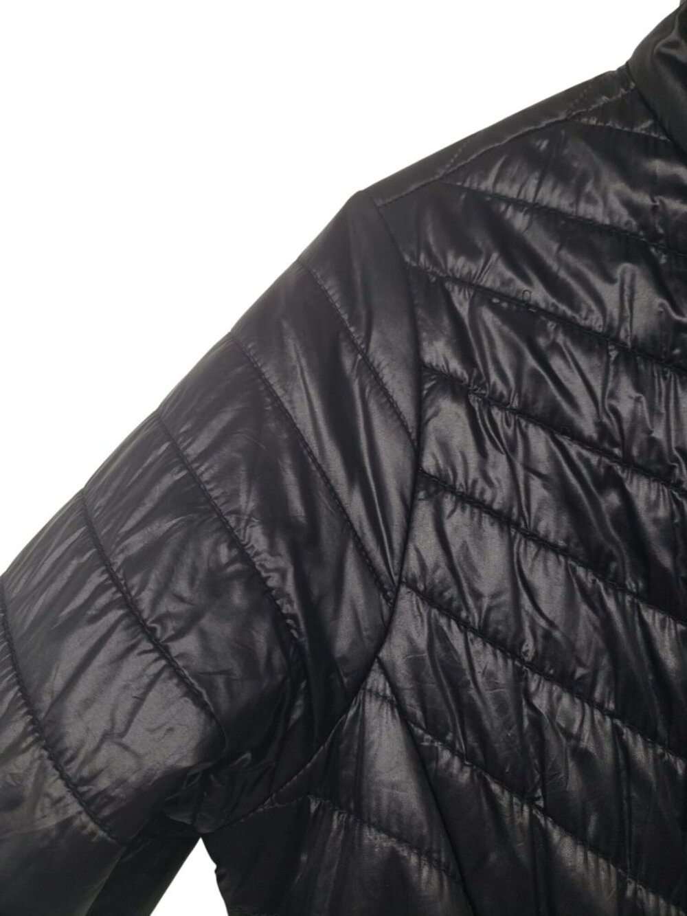 The North Face Black Puffer Jacket Womens M Medium Full Zip Cinched Waist - Picture 10 of 16